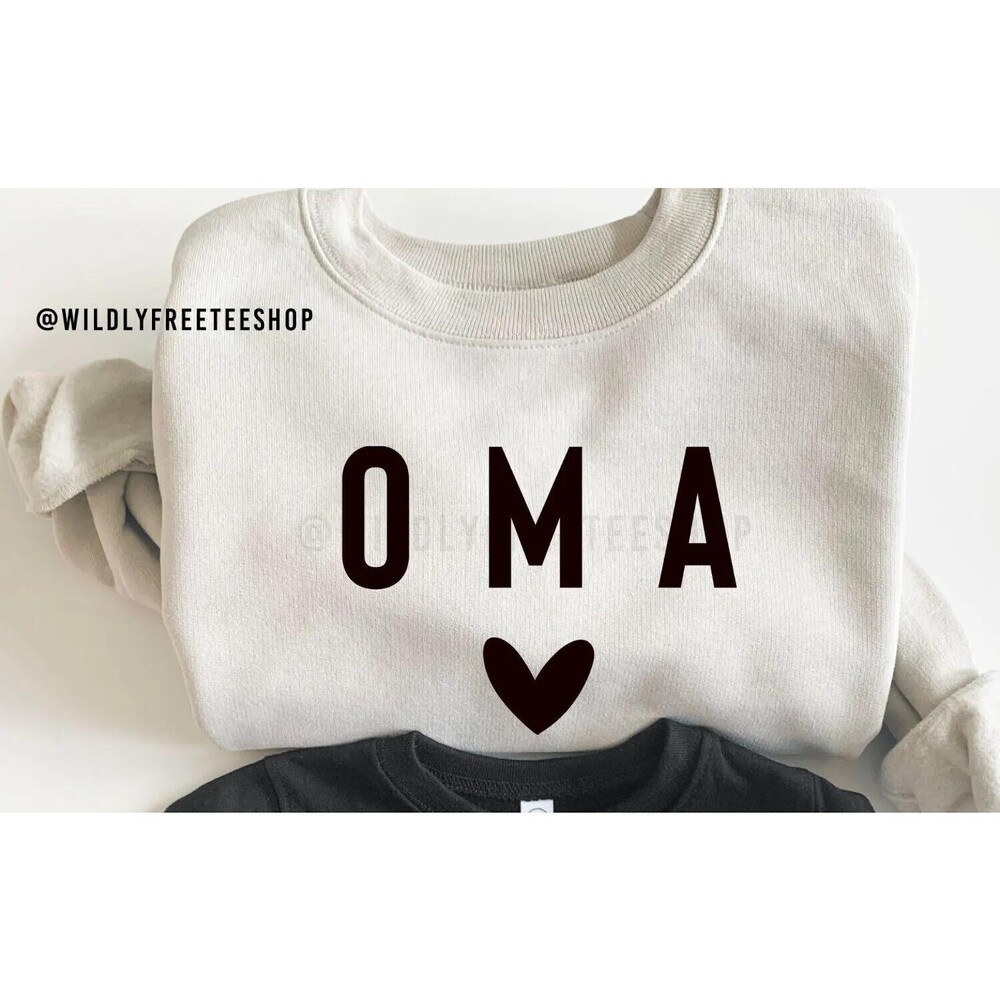 Oma And Oma Bestie Matching Shirt Grandma Gift